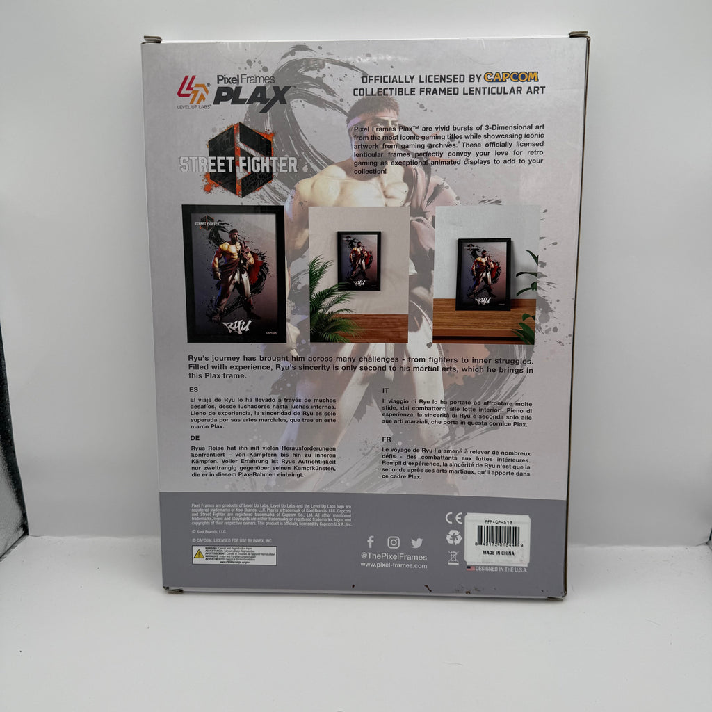 Street Fighter 6: Ryu Framed Lenticular Art