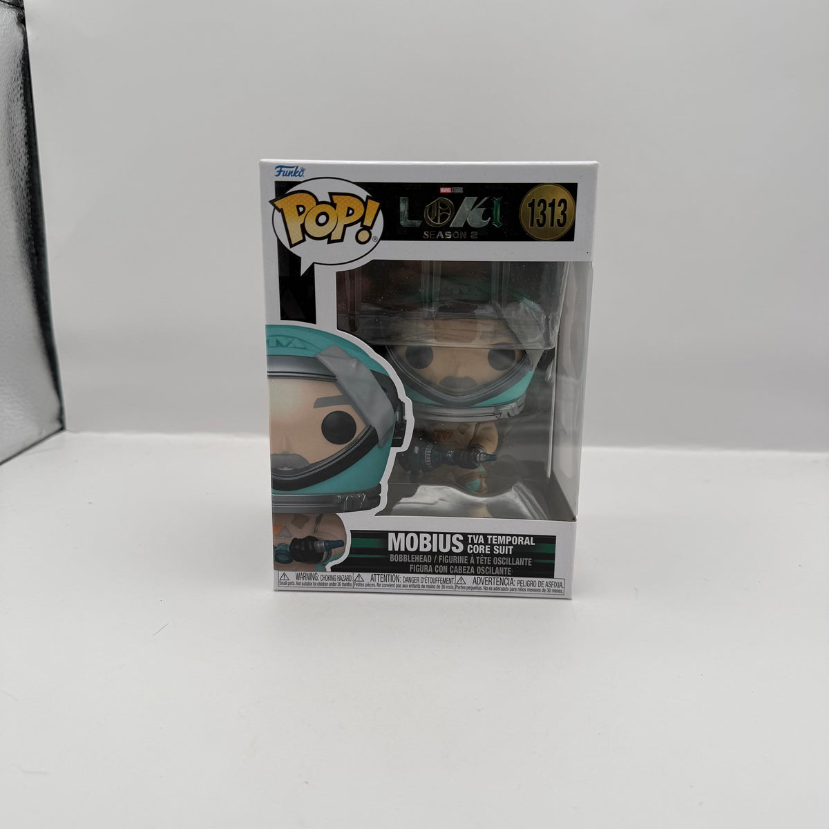Funko Pop! Mobius (TVA Temporal Core Suit) #1313 - Marvel Loki - New in Box