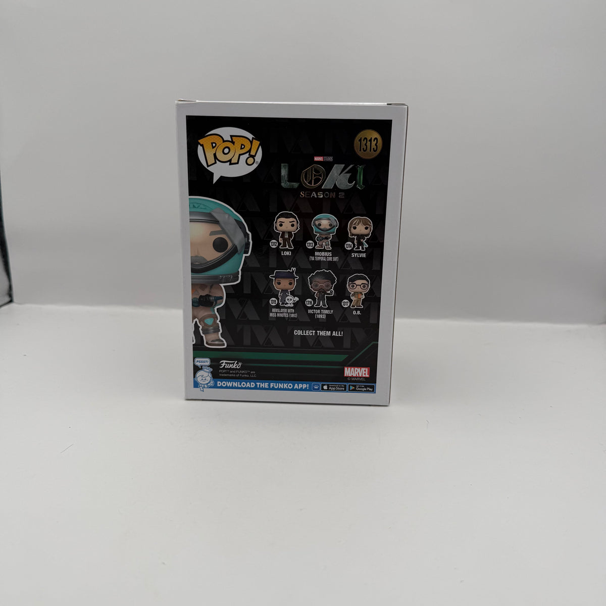 Funko Pop! Mobius (TVA Temporal Core Suit) #1313 - Marvel Loki - New in Box