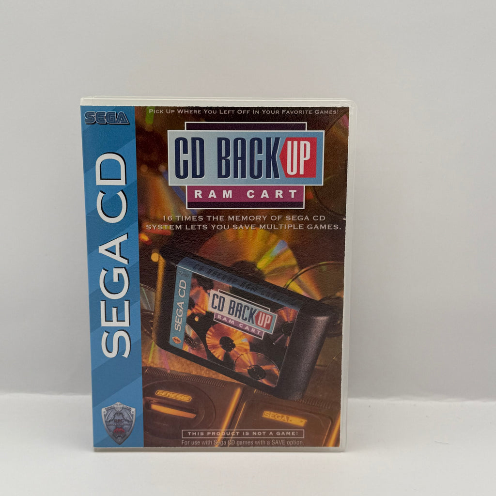CD Backup RAM Cart Custom Game Case - Sega CD (Case Only, No Cart)