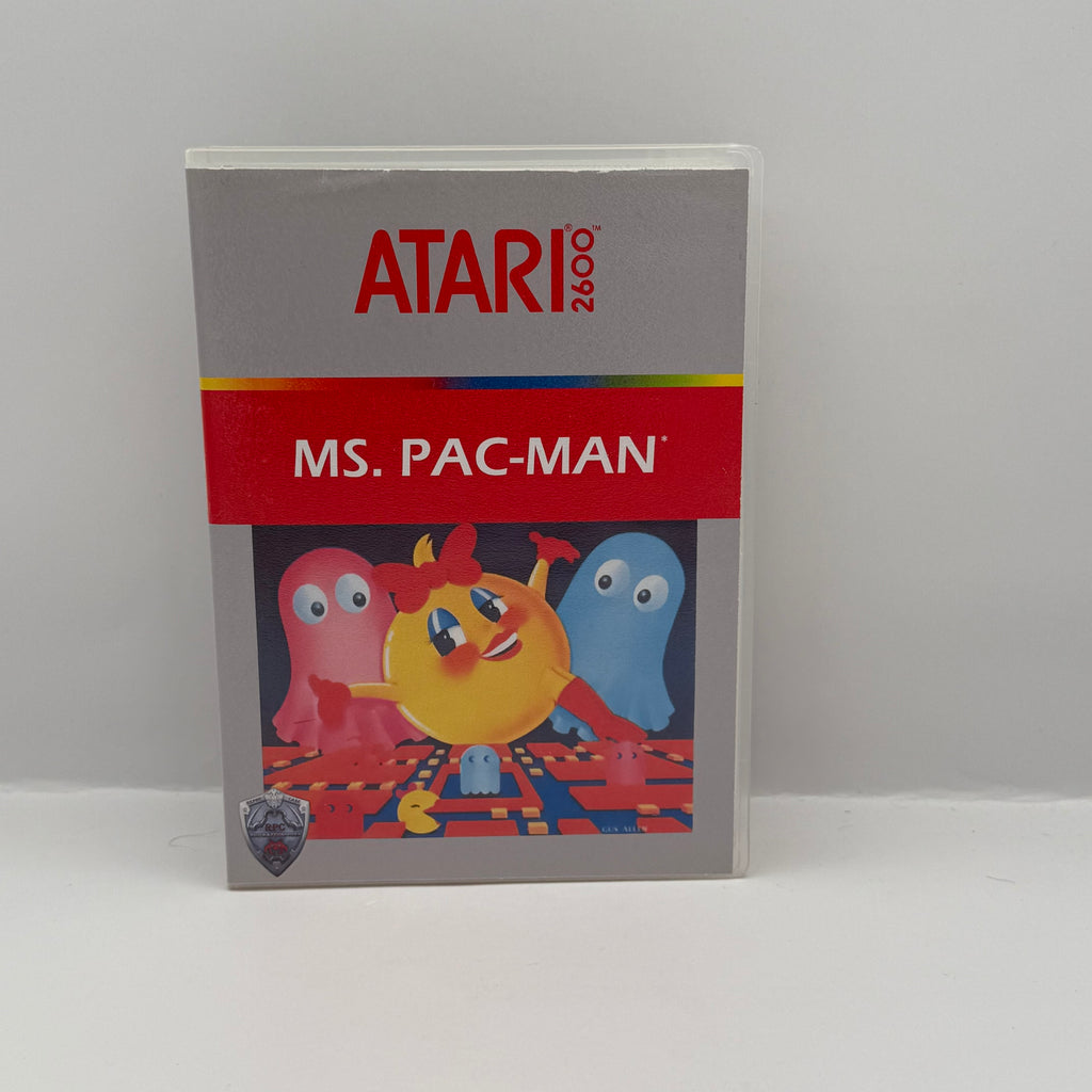 Ms. Pac-Man Custom Game Case - Atari 2600 (Case Only, No Game)