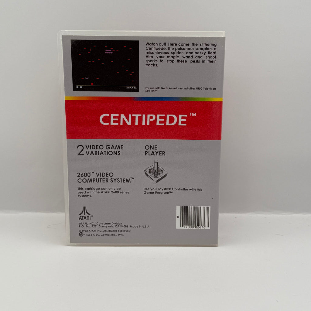 Centipede Custom Game Case - Atari 2600 (Case Only, No Game)