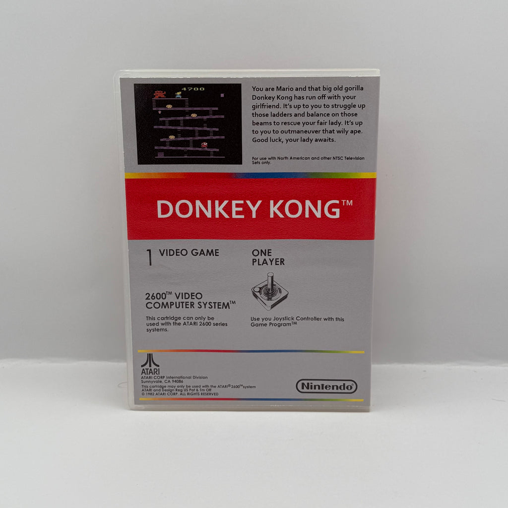 Donkey Kong Custom Game Case - Atari 2600 (Case Only, No Game)