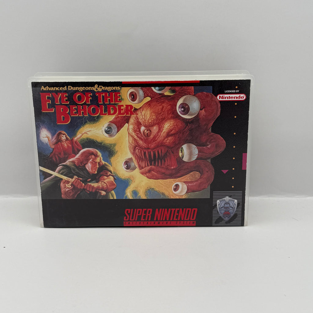 Eye of the Beholder Custom Game Case - SNES (Case Only, No Game)