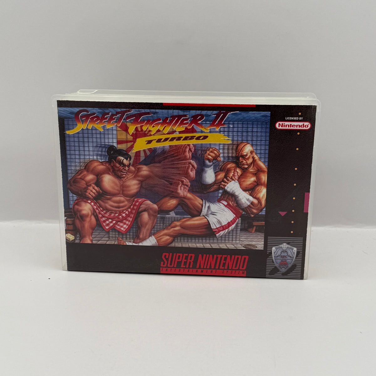 Street Fighter II Turbo Custom Game Case - SNES (Case Only, No Game)