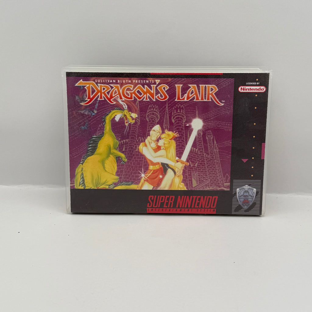 Dragon's Lair Custom Game Case - SNES (Case Only, No Game)