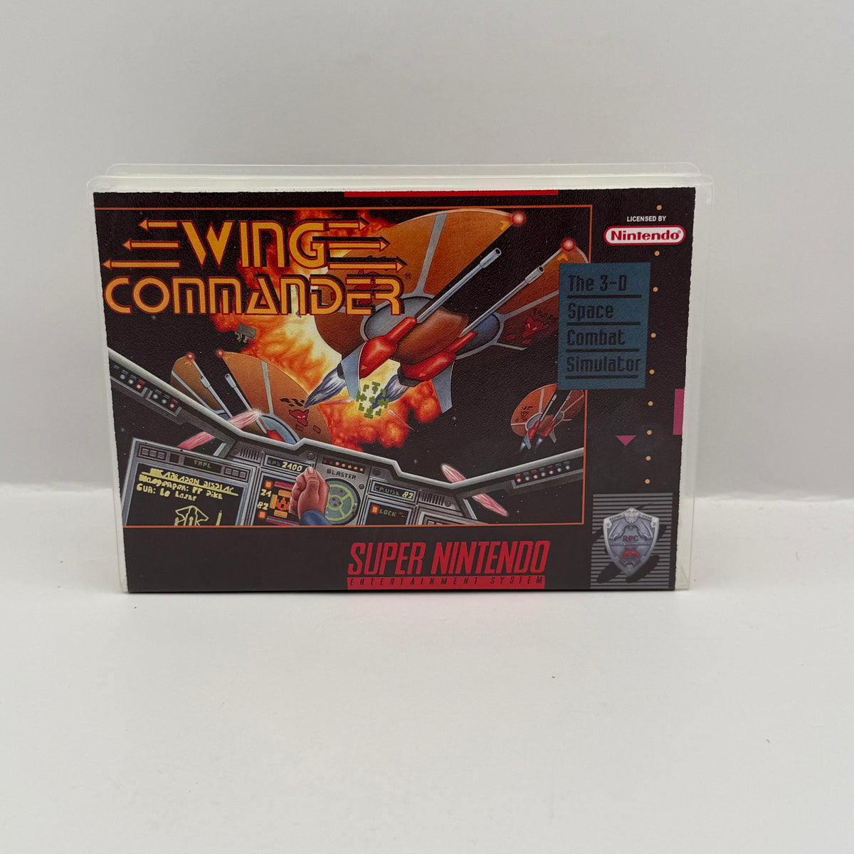 Wing Commander Custom Game Case - SNES (Case Only, No Game)