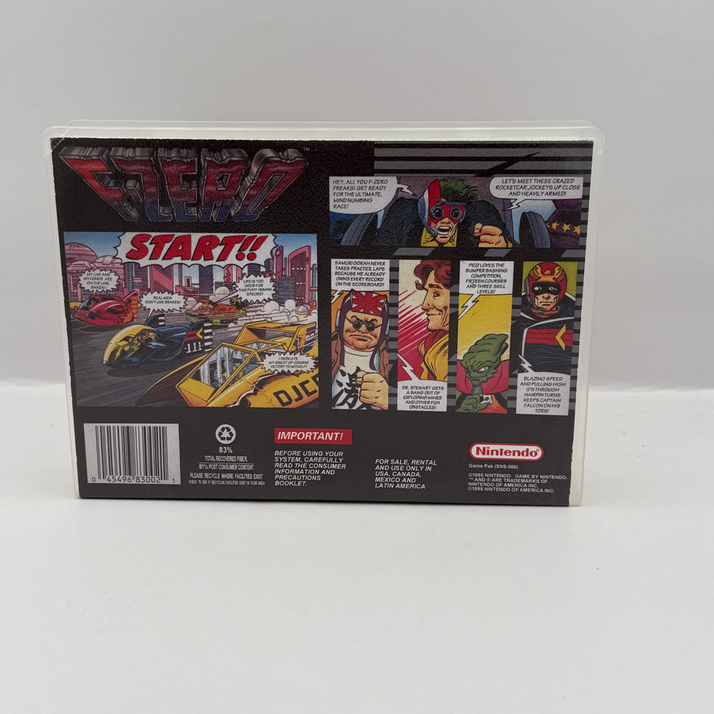 F-Zero Custom Game Case - SNES (Case Only, No Game)