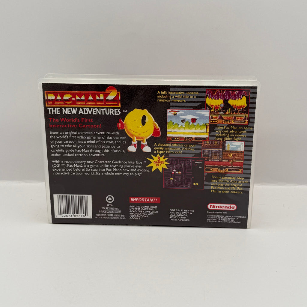 Pac-Man 2: The New Adventures Custom Game Case - SNES (Case Only, No Game)