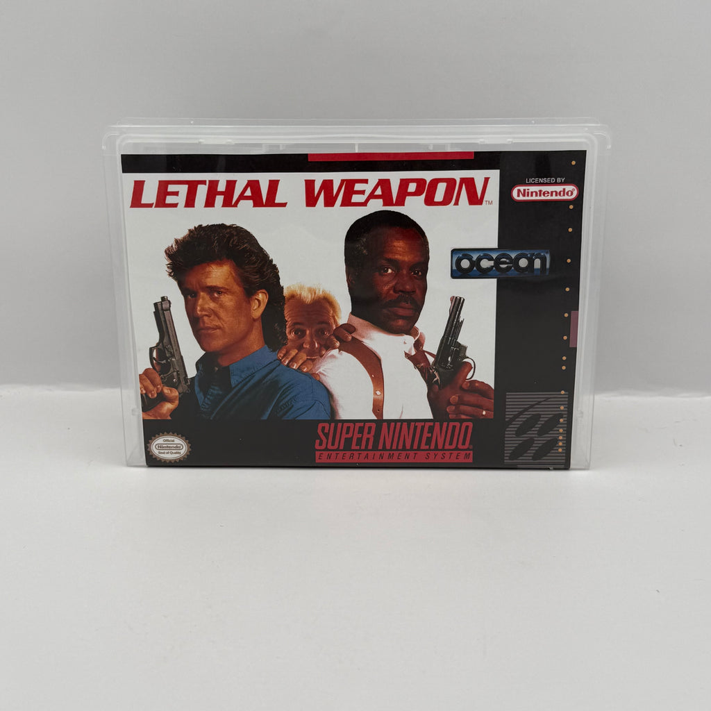 Lethal Weapon Custom Game Case - SNES (Case Only, No Game)