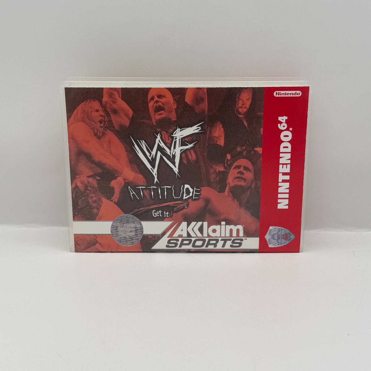 WWF Attitude Custom Game Case - Nintendo 64 (Case Only, No Game)