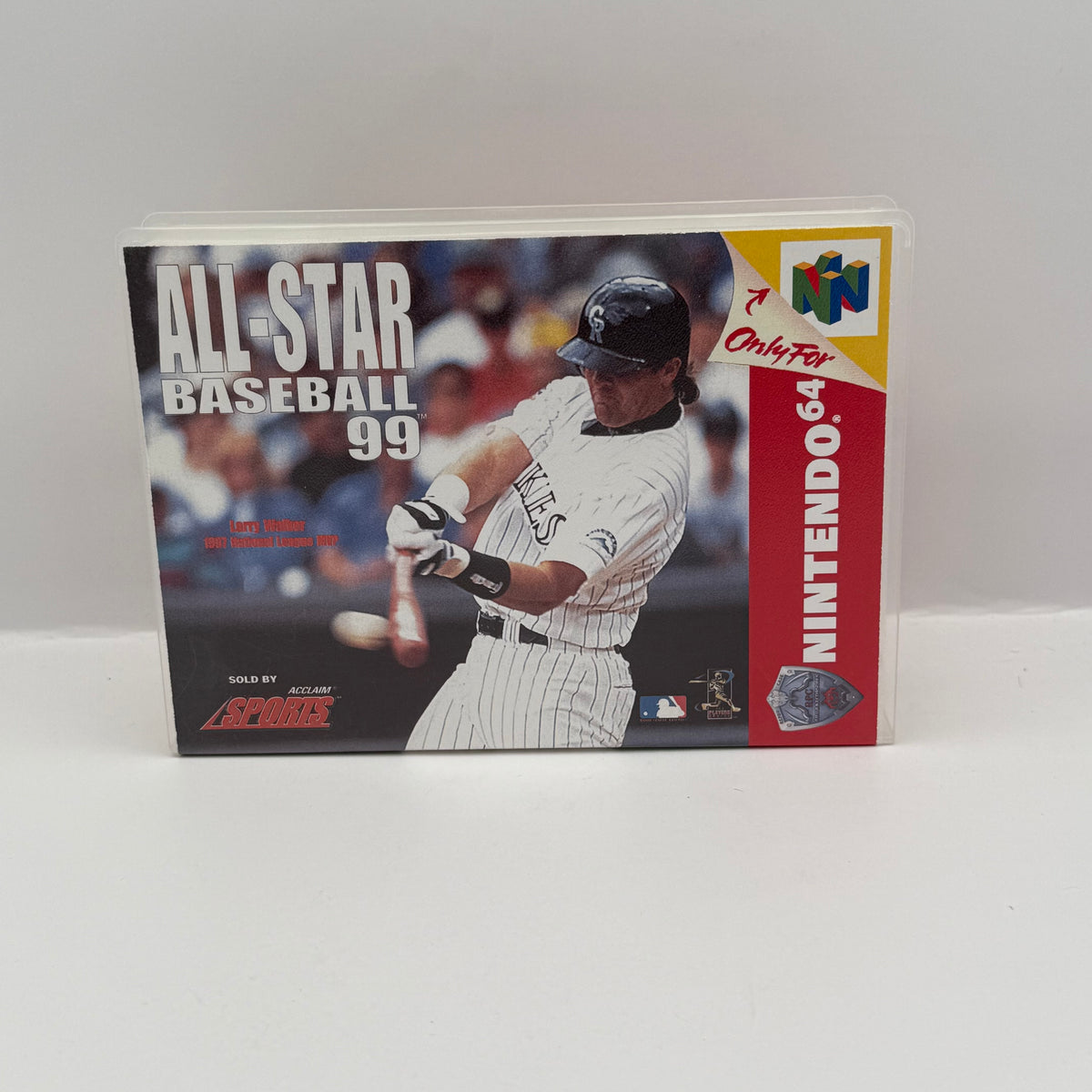 All-Star Baseball 99 Custom Game Case - Nintendo 64 (Case Only, No Game)