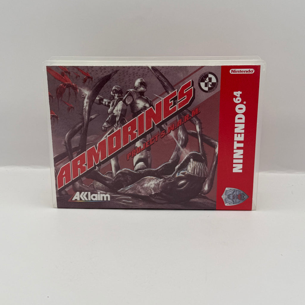 Armorines: Project S.W.A.R.M. Custom Game Case - Nintendo 64 (Case Only, No Game)