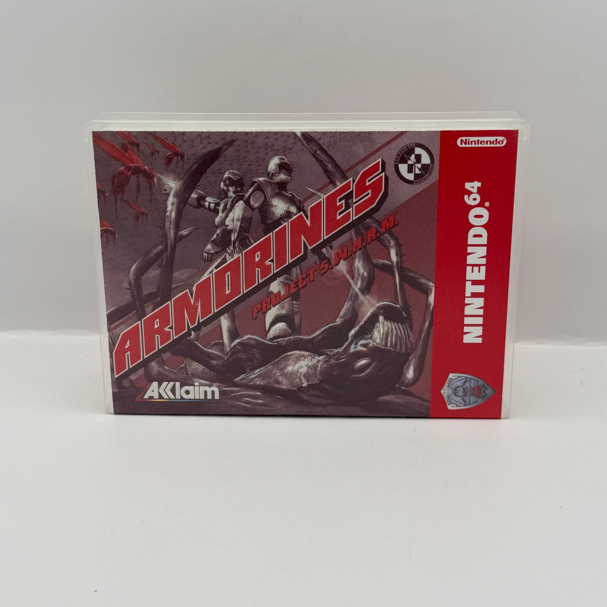 Armorines: Project S.W.A.R.M. Custom Game Case - Nintendo 64 (Case Only, No Game)