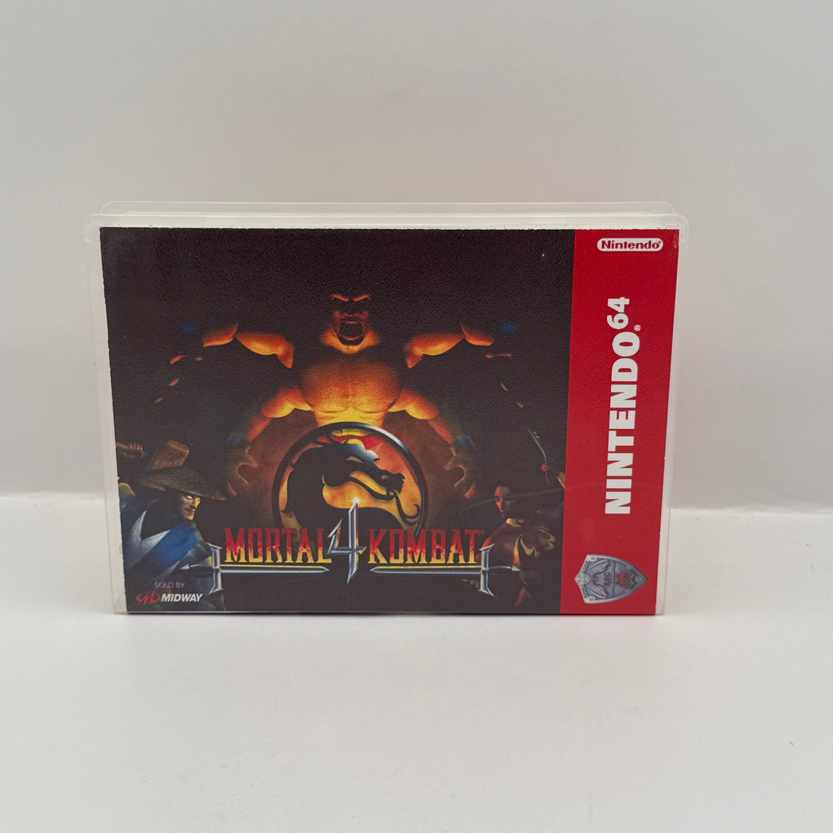 Mortal Kombat 4 Custom Game Case - Nintendo 64 (Case Only, No Game)