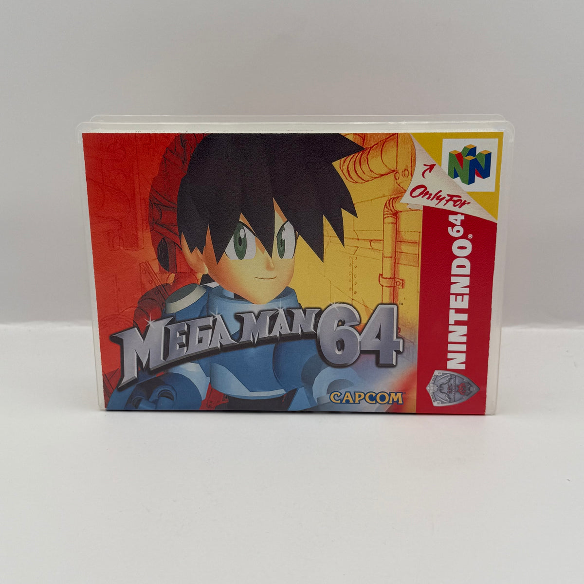 Mega Man 64 Custom Game Case - Nintendo 64 (Case Only, No Game)