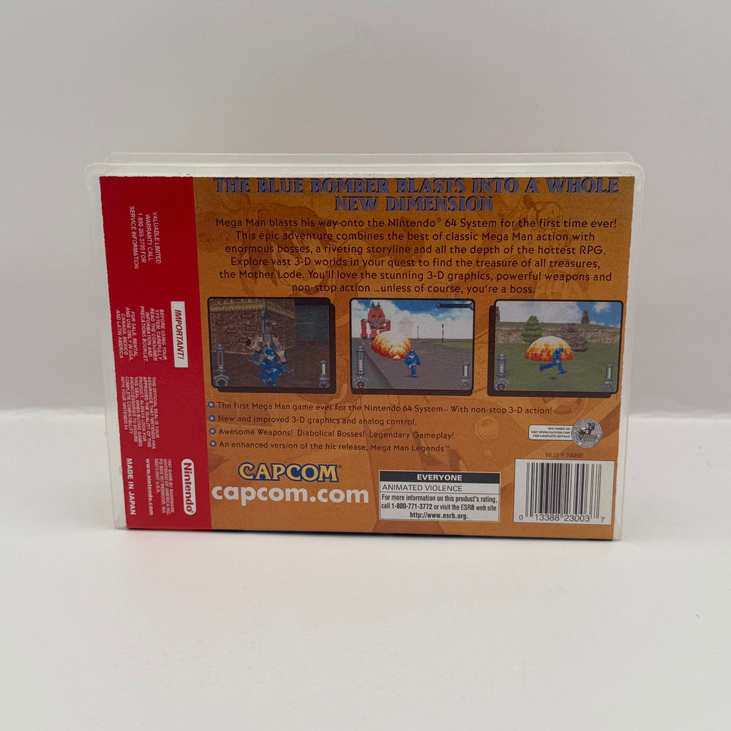 Mega Man 64 Custom Game Case - Nintendo 64 (Case Only, No Game)