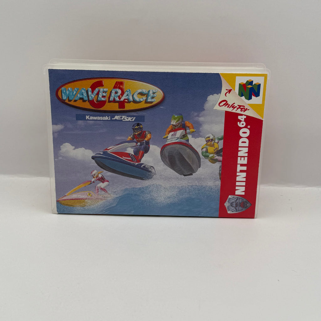 Wave Race 64 Custom Game Case - Nintendo 64 (Case Only, No Game)