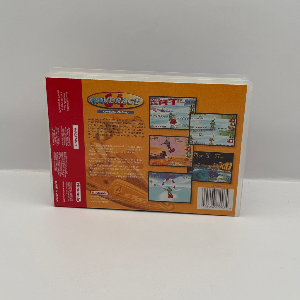 Wave Race 64 Custom Game Case - Nintendo 64 (Case Only, No Game)