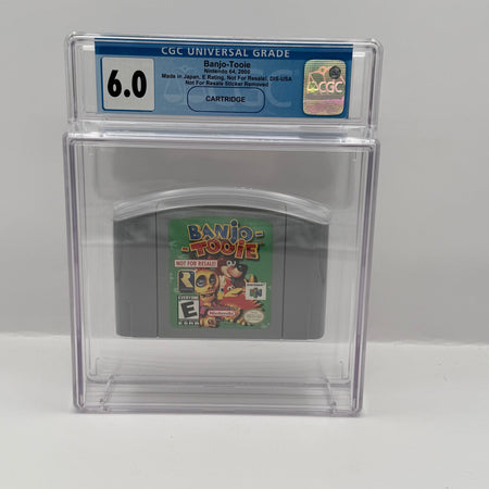 Banjo-Tooie Not for Resale Cartridge (N64) CGC 6.0
