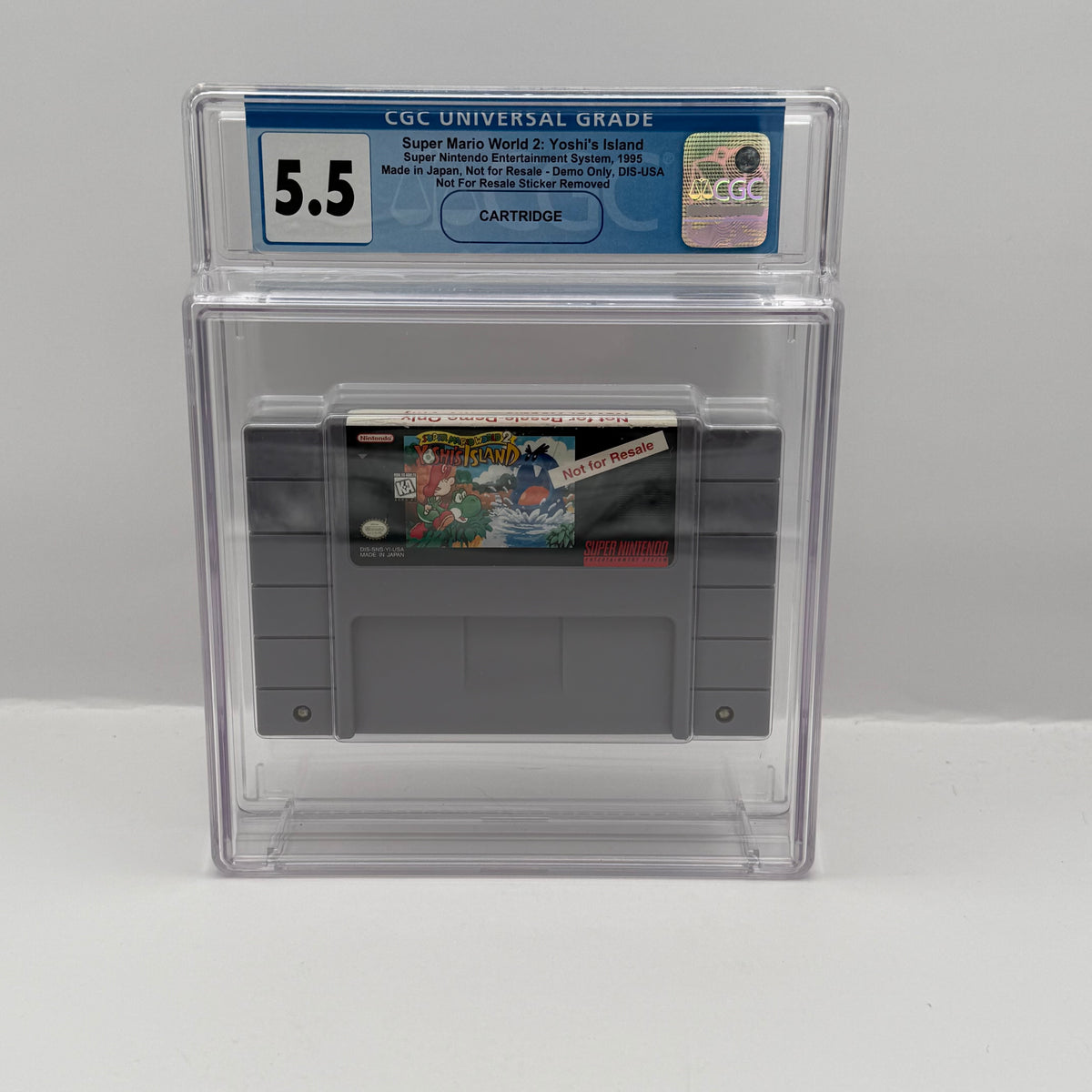 Super Mario World 2: Yoshi's Island Not for Resale Cartridge (SNES) CGC 5.5