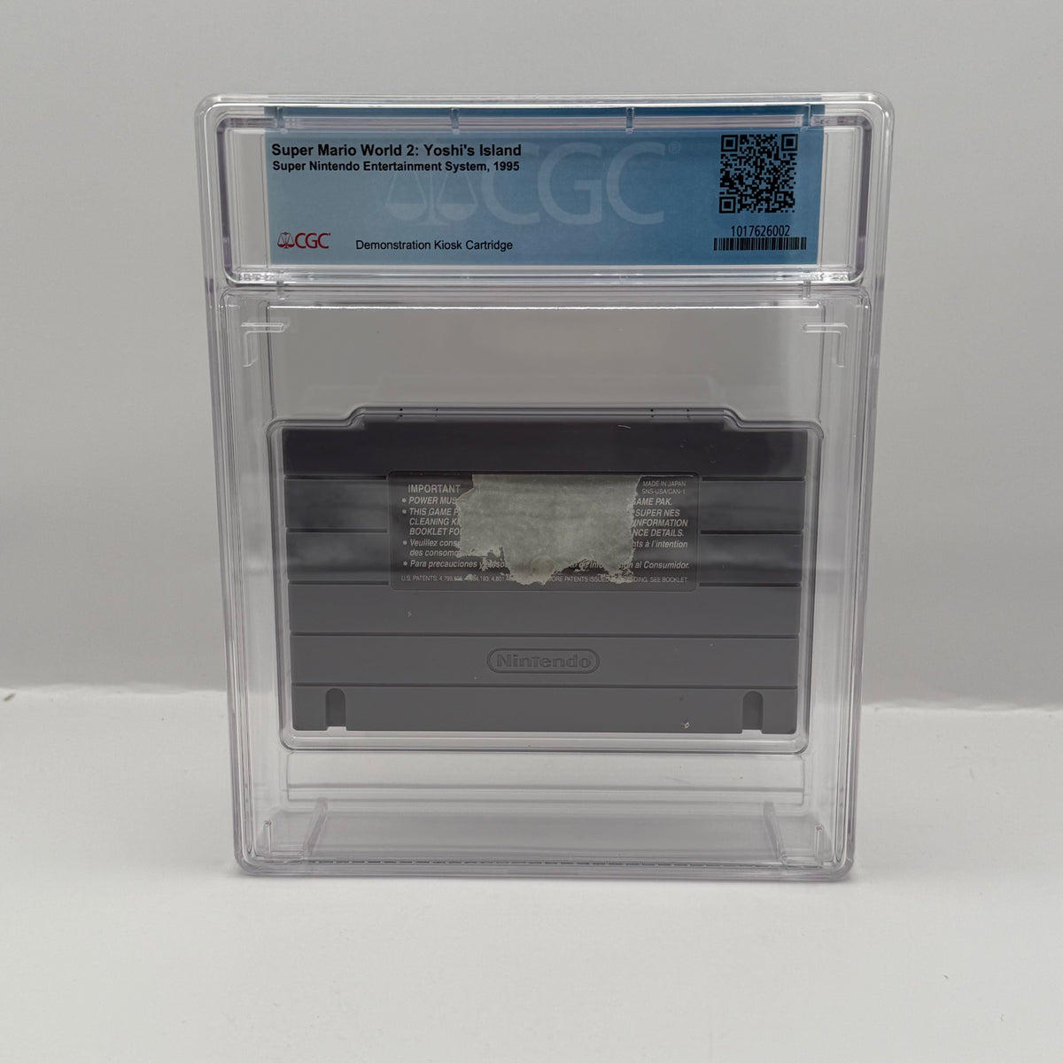 Super Mario World 2: Yoshi's Island Not for Resale Cartridge (SNES) CGC 5.5