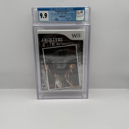 Resident Evil Archives: Resident Evil Zero (Wii) CGC 9.9 A++ Sealed