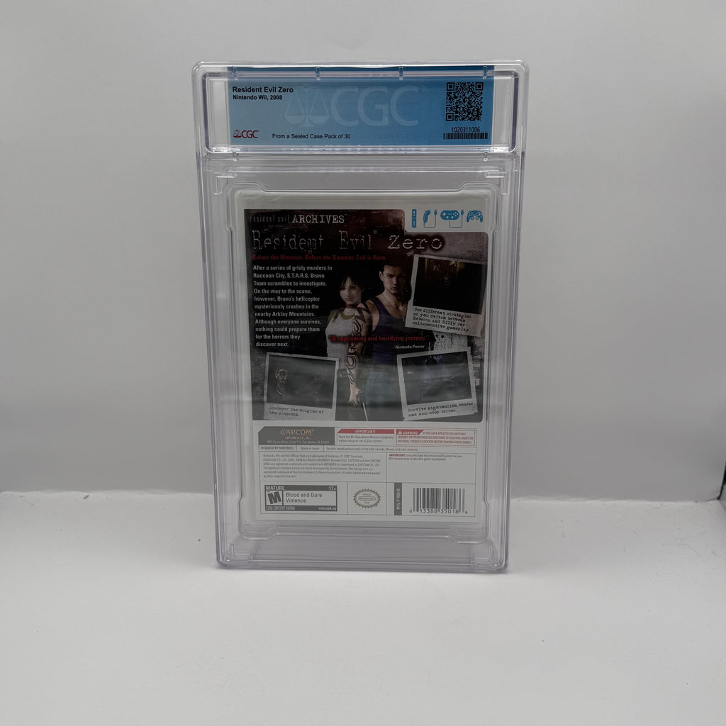 Resident Evil Archives: Resident Evil Zero (Wii) CGC 9.9 A++ Sealed