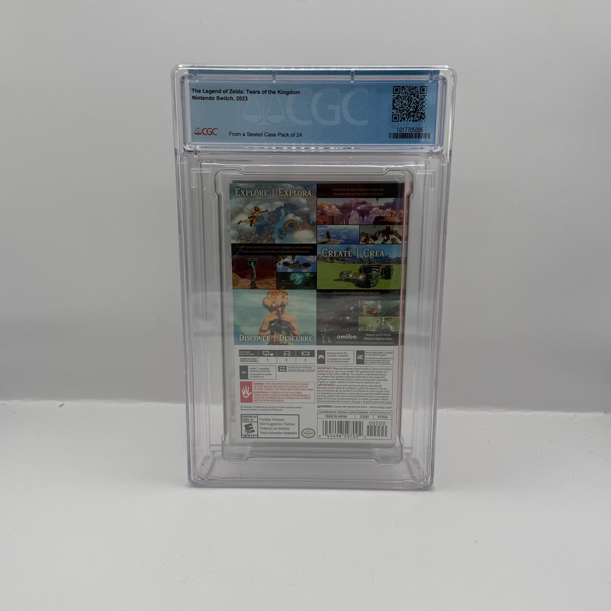 The Legend of Zelda: Tears of the Kingdom (Switch) CGC 9.8 A++ Sealed