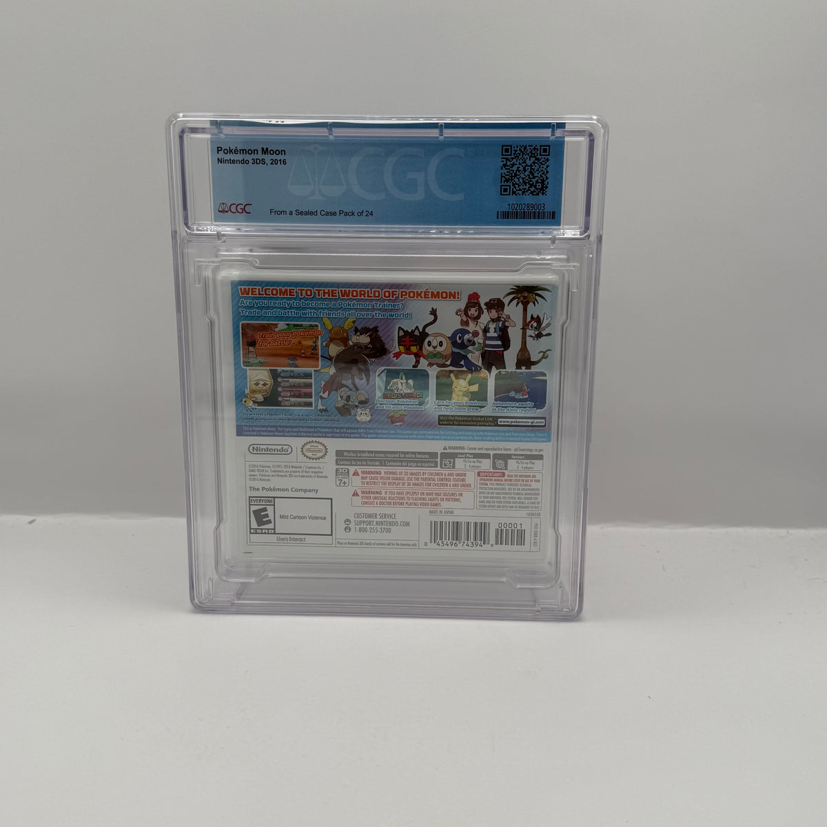 Pokémon Moon (3DS) CGC 9.9 A++ Sealed