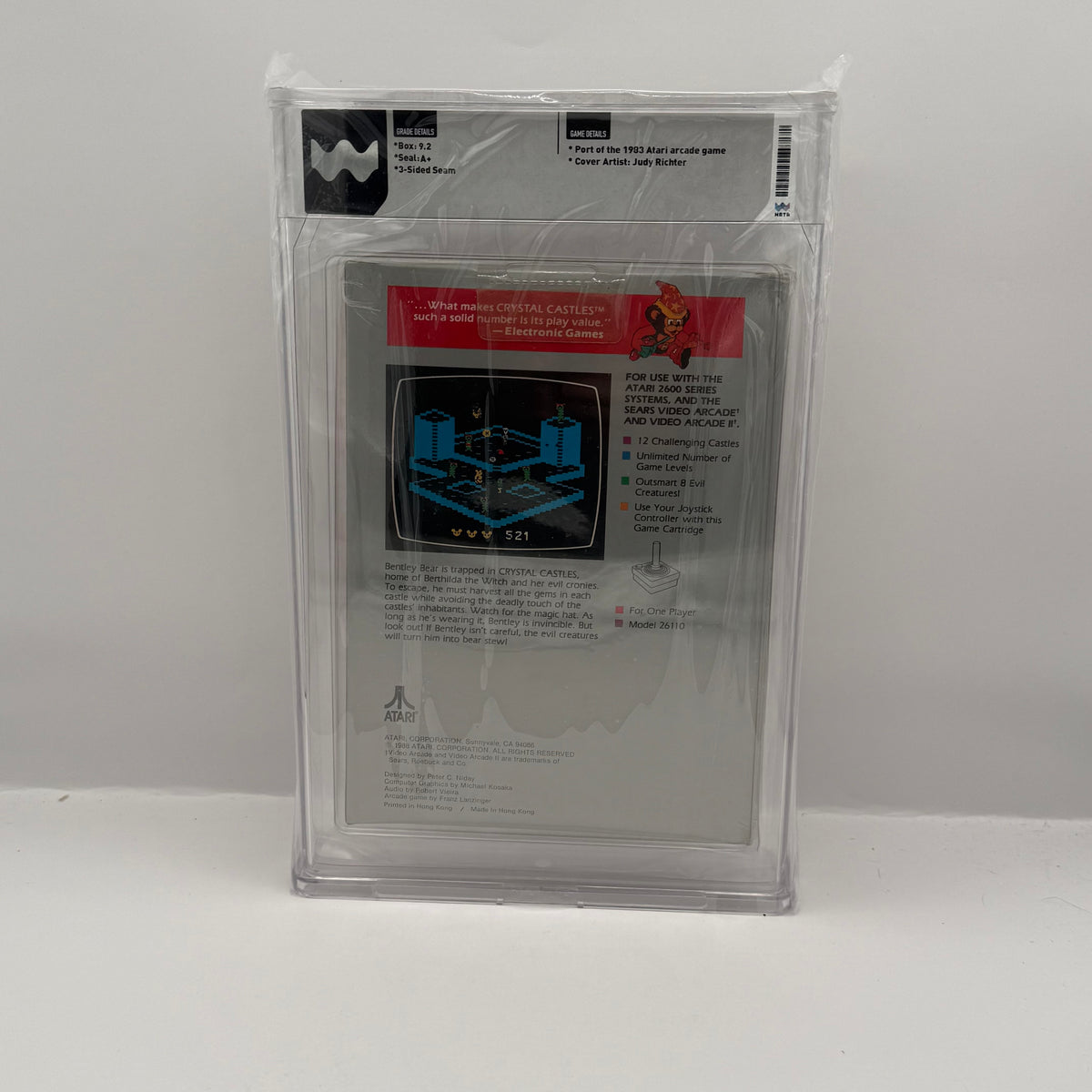 Crystal Castles (Atari 2600) WATA 9.2 A+ Sealed