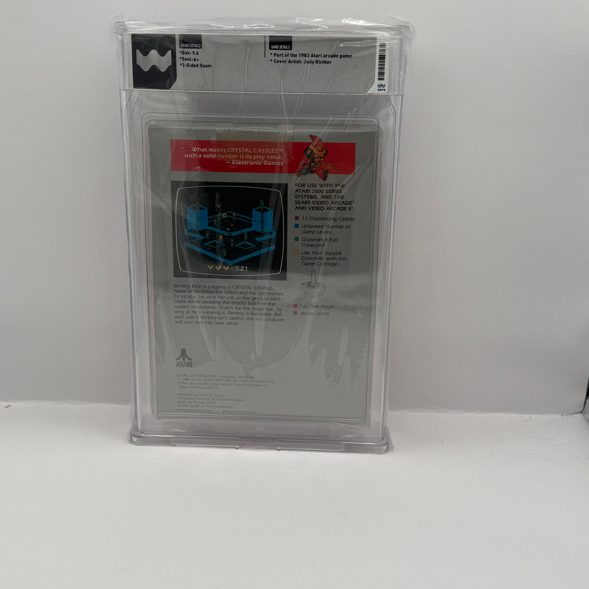 Crystal Castles (Atari 2600) WATA 9.6 A+ Sealed