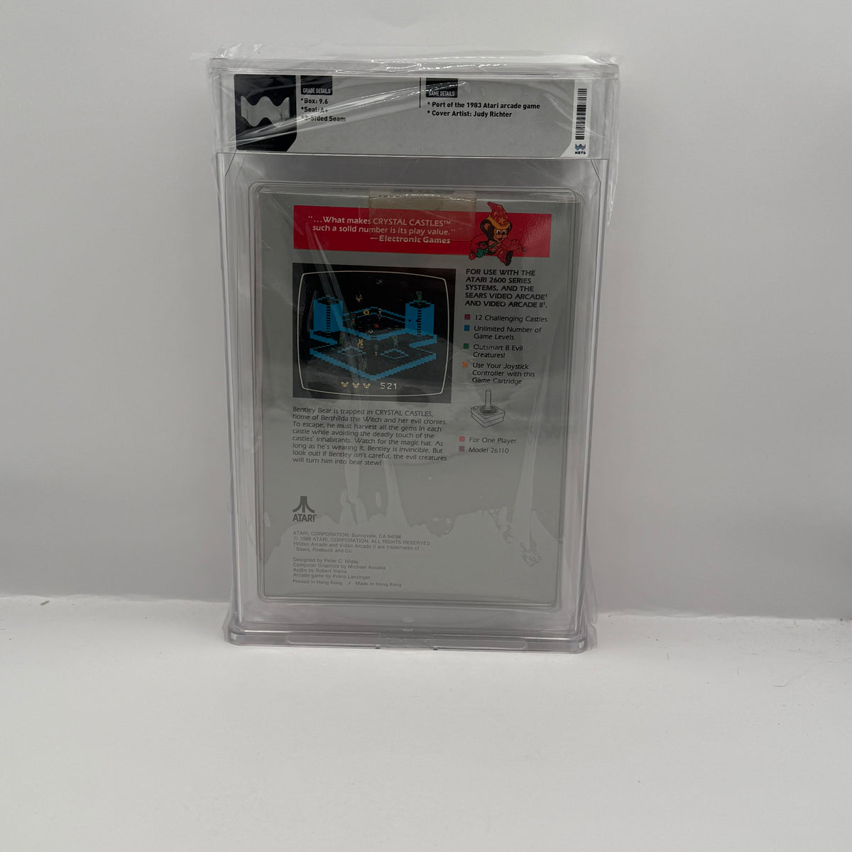 Crystal Castles (Atari 2600) WATA 9.6 A+ Sealed