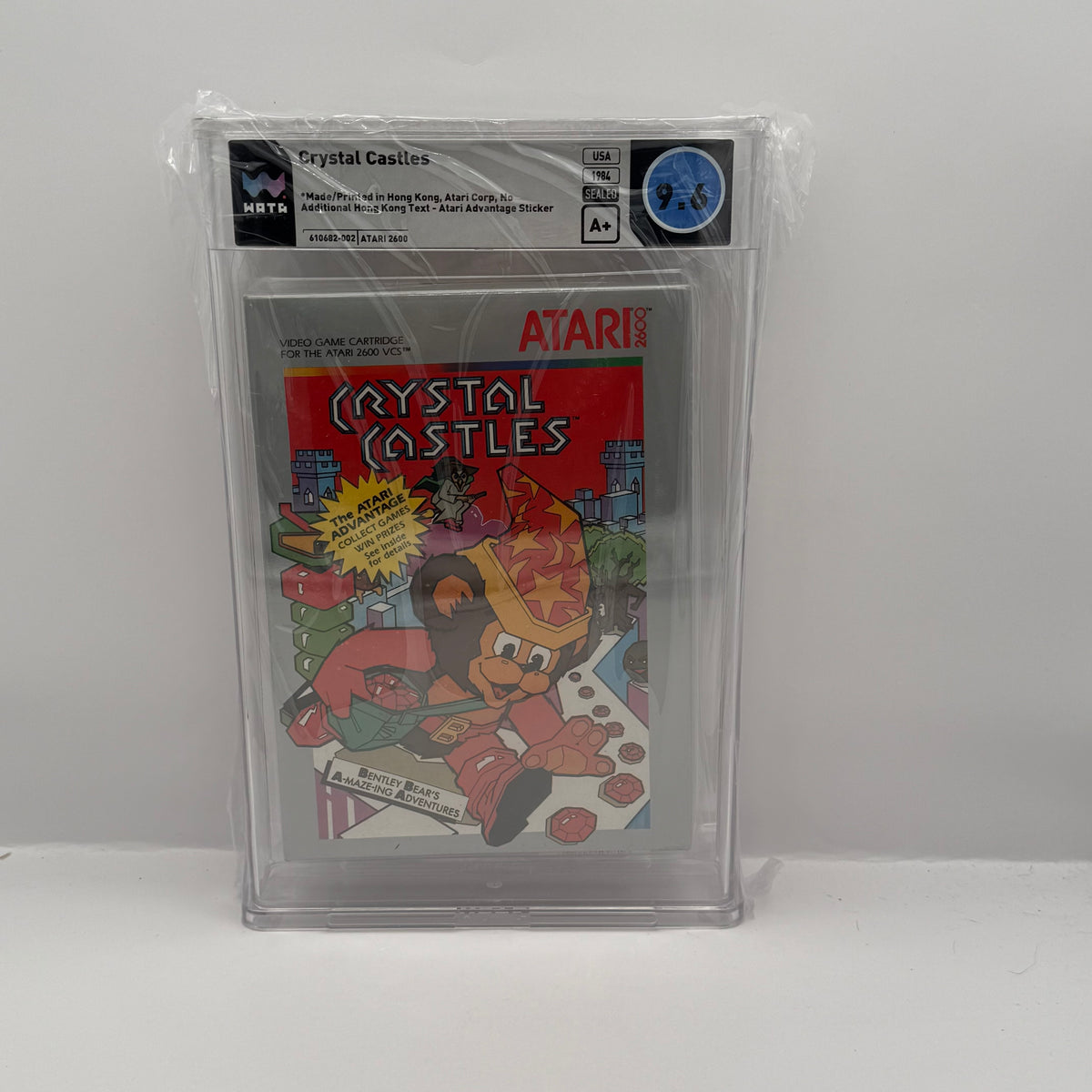 Crystal Castles (Atari 2600) WATA 9.6 A+ Sealed