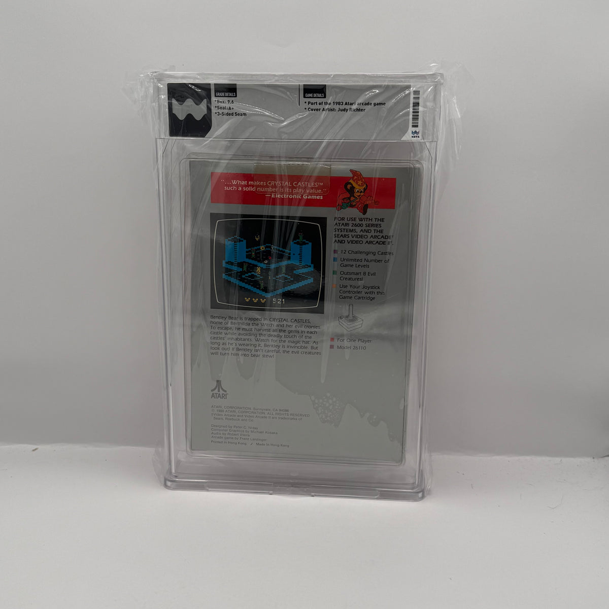 Crystal Castles (Atari 2600) WATA 9.6 A+ Sealed