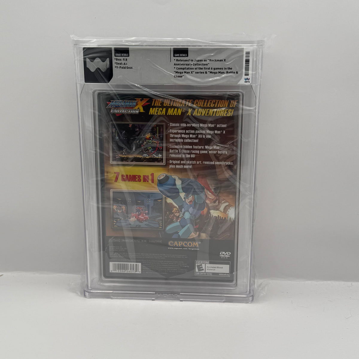 Mega Man X Collection (PS2) WATA 9.8 A+ Sealed