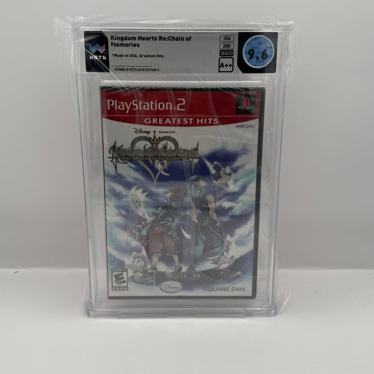 Kingdom Hearts Re:Chain of Memories (Greatest Hits) (PS2) WATA 9.6 A++ Sealed