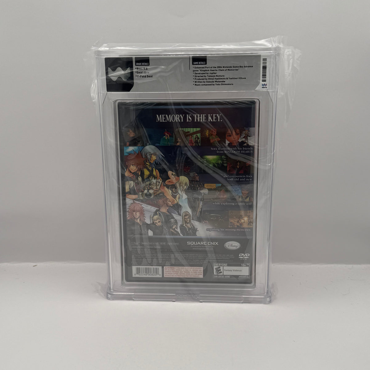 Kingdom Hearts Re:Chain of Memories (Greatest Hits) (PS2) WATA 9.6 A++ Sealed