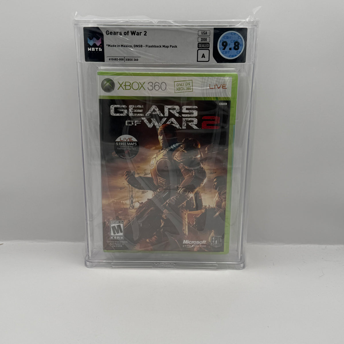 Gears of War 2 (Xbox 360) WATA 9.8 A Sealed