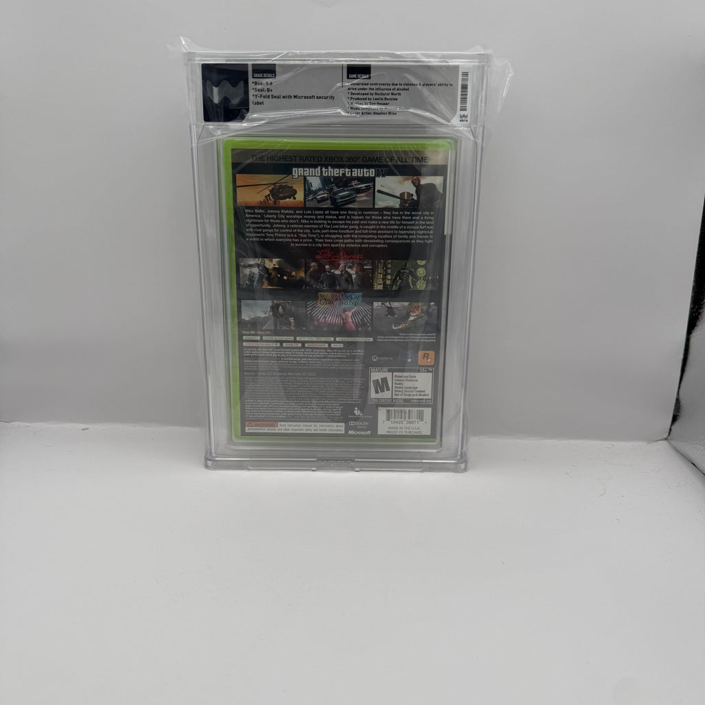 Grand Theft Auto IV & Episodes from Liberty City: The Complete Edition (Xbox 360) WATA 9.6 B+ Sealed