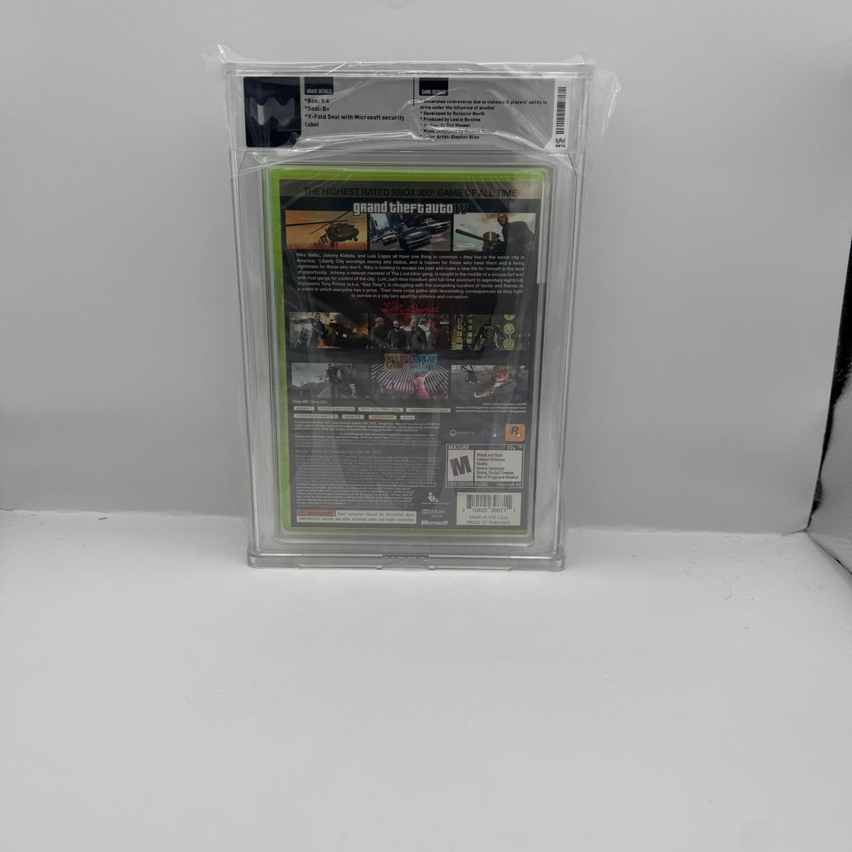 Grand Theft Auto IV & Episodes from Liberty City: The Complete Edition (Xbox 360) WATA 9.6 B+ Sealed