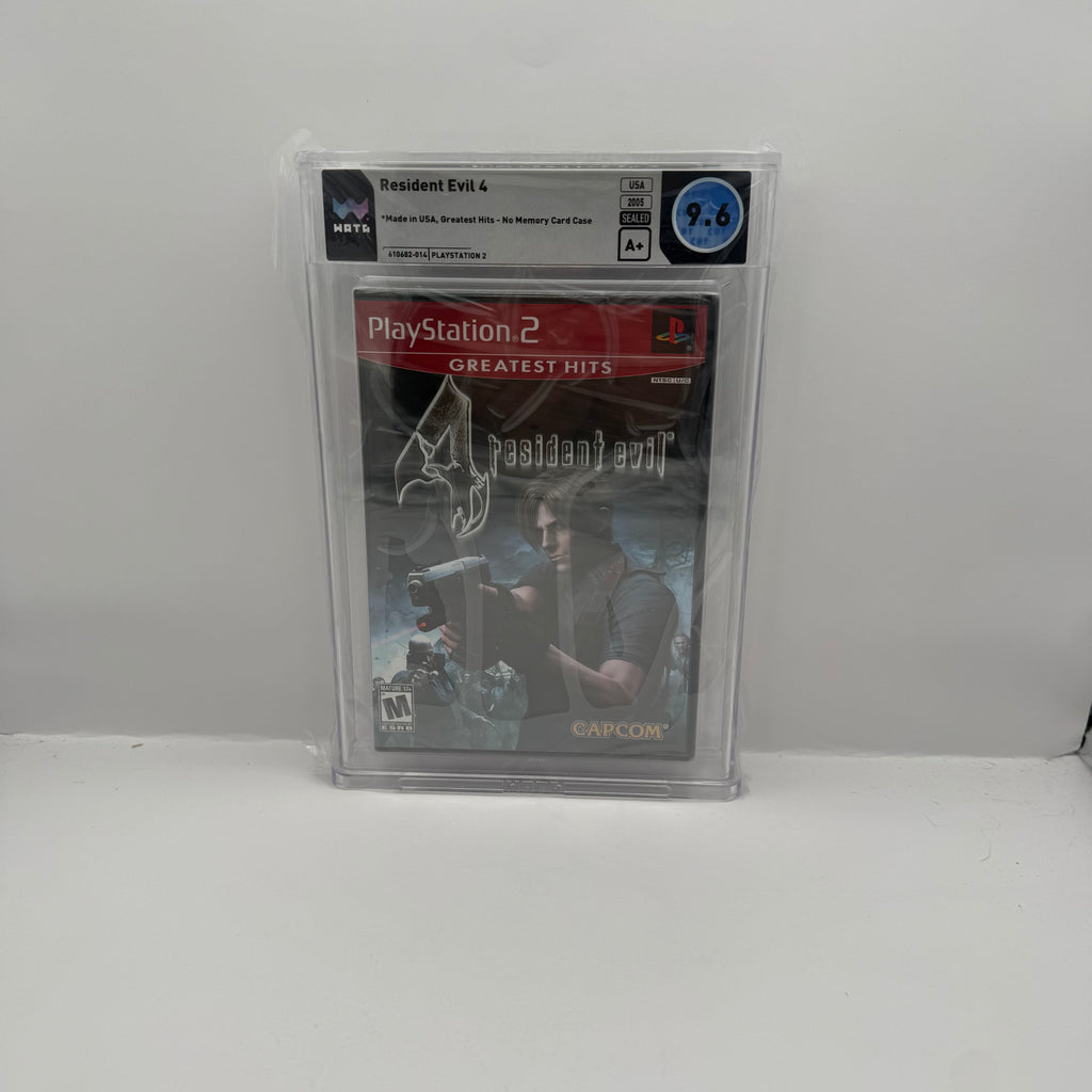 Resident Evil 4 (Greatest Hits) (PS2) WATA 9.6 A+ Sealed