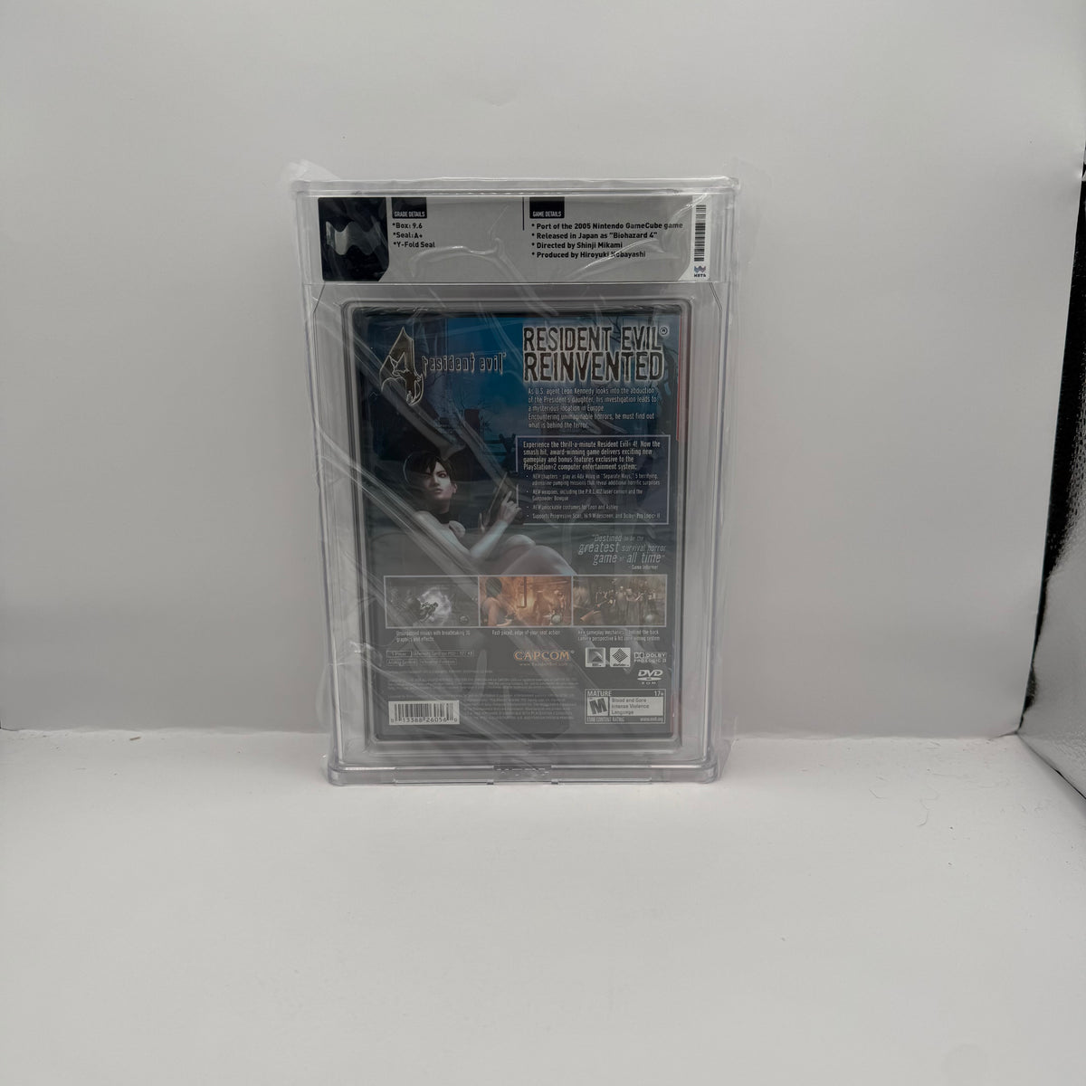 Resident Evil 4 (Greatest Hits) (PS2) WATA 9.6 A+ Sealed