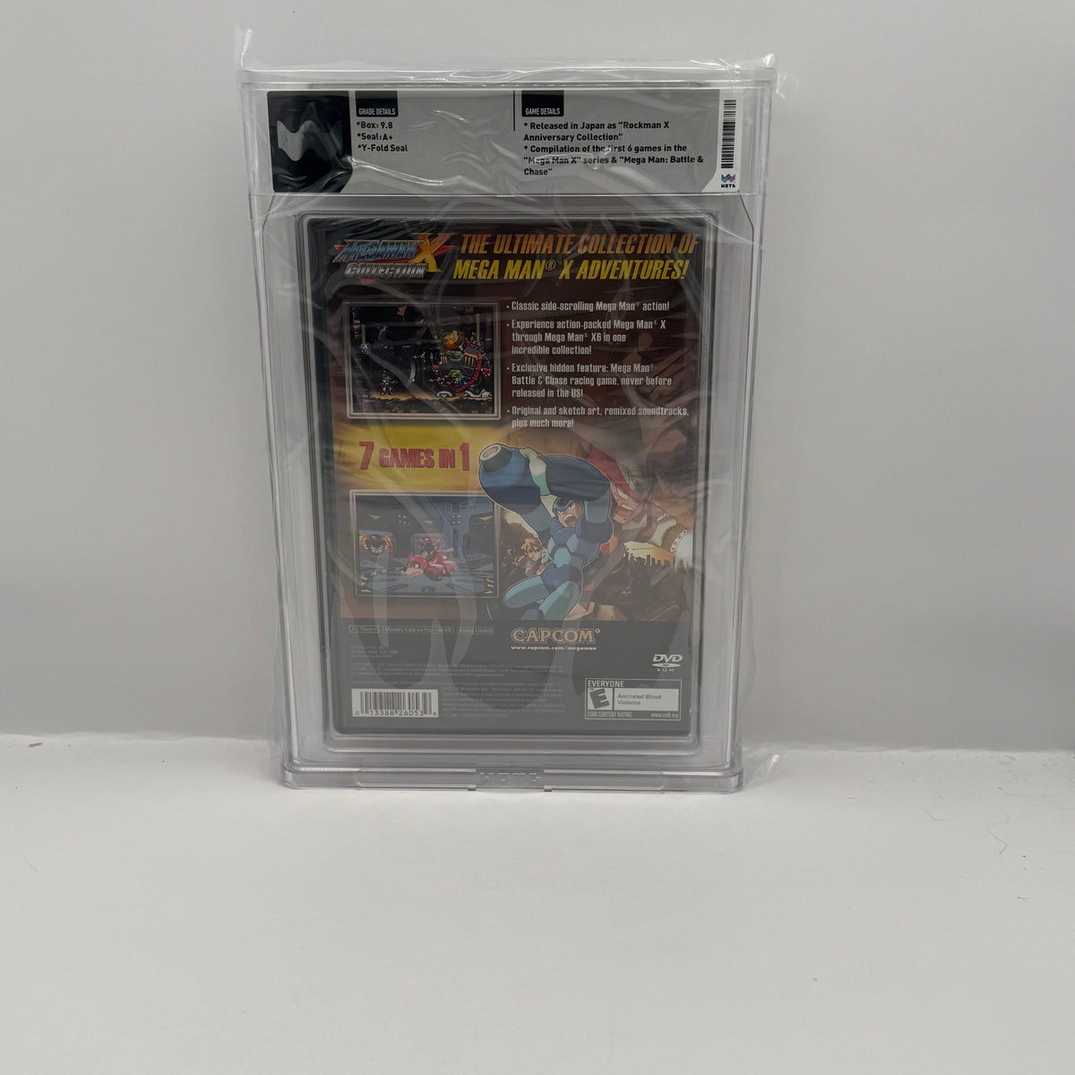 Mega Man X Collection (PS2) WATA 9.8 A+ Sealed