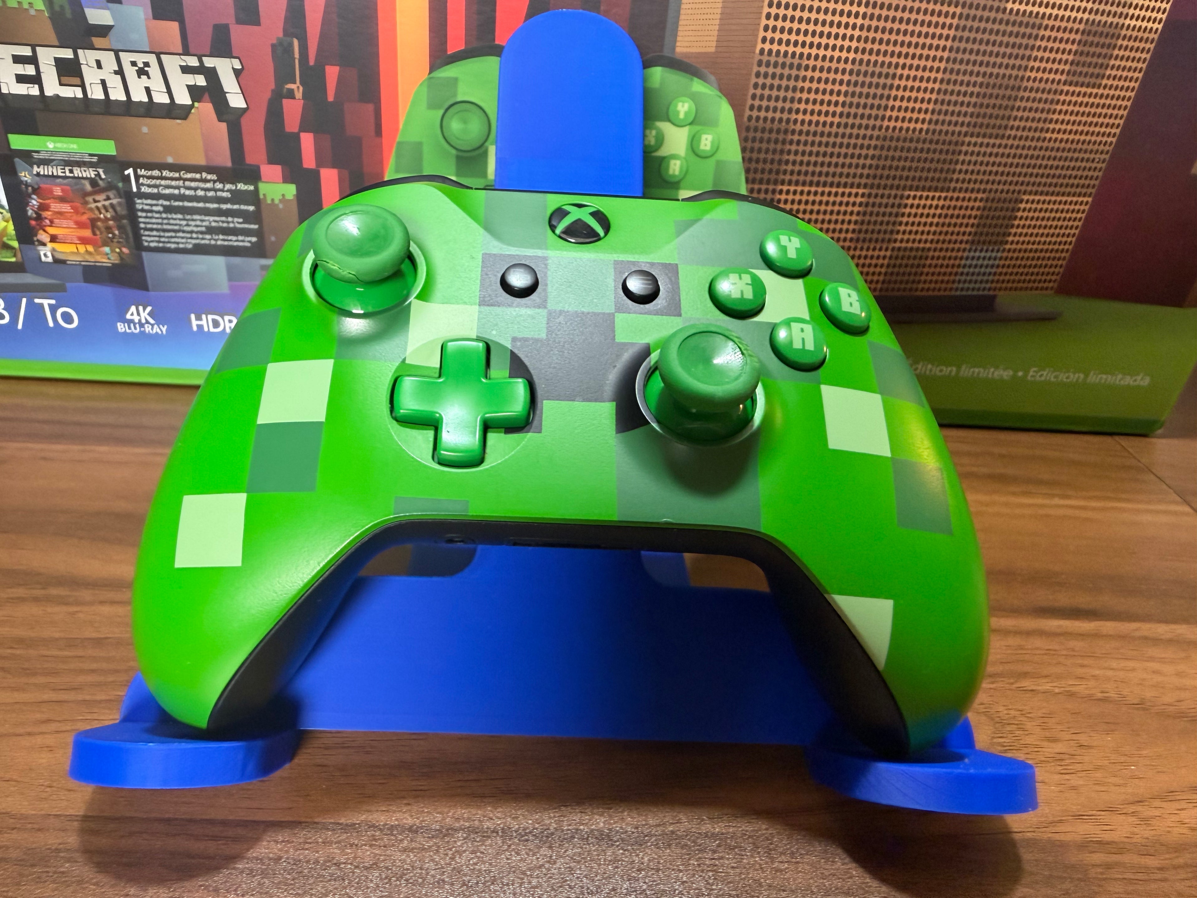 Xbox One S Minecraft Limited Edition 1TB Console with Creeper Controller