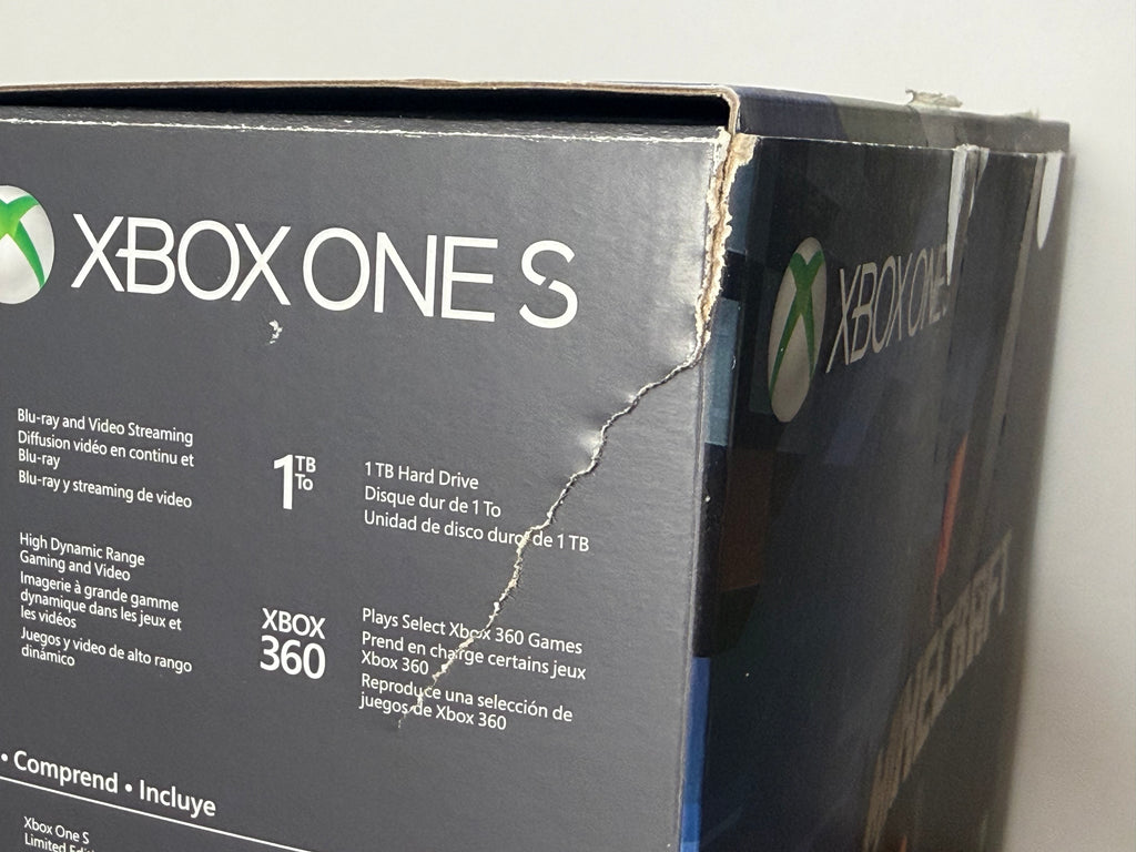 Xbox One S Minecraft Limited Edition 1TB Console with Creeper Controller