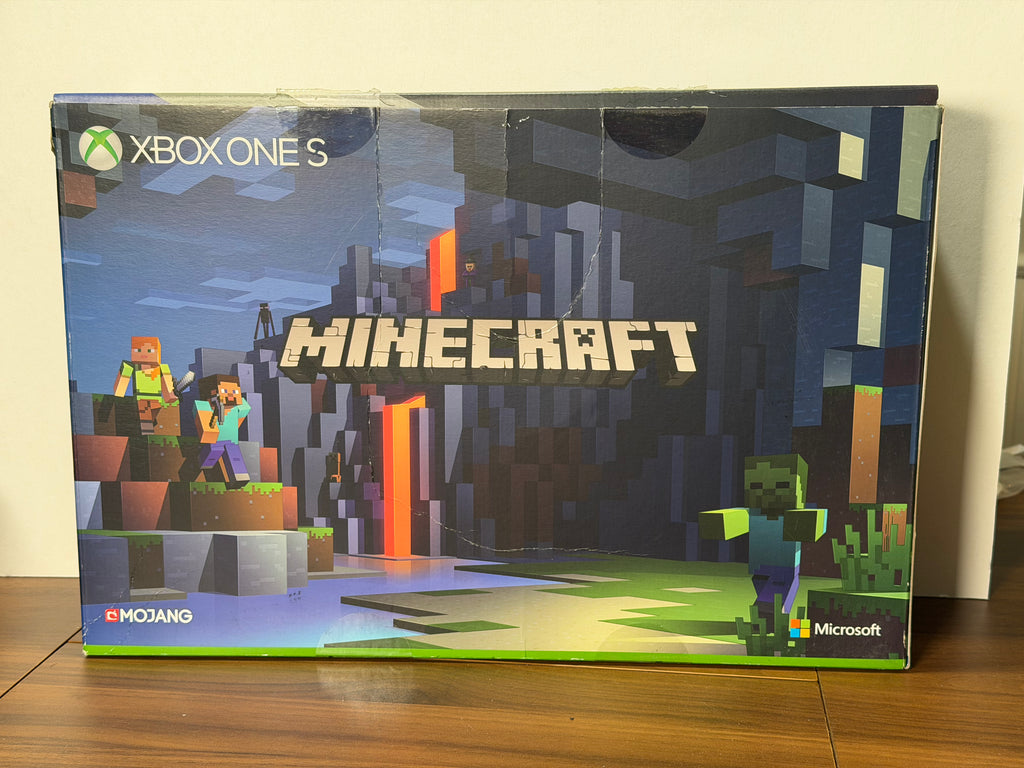 Xbox One S Minecraft Limited Edition 1TB Console with Creeper Controller