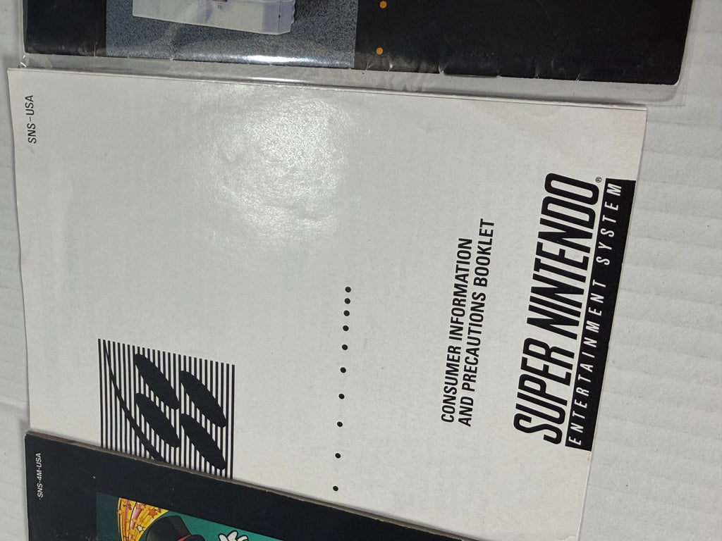 Super Nintendo SNES Super Set CIB with Super Mario World & All-Stars