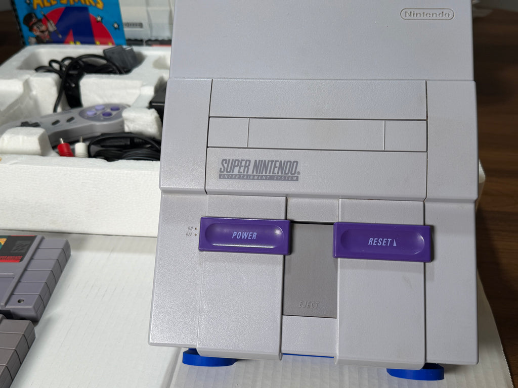 Super Nintendo SNES Super Set CIB with Super Mario World & All-Stars