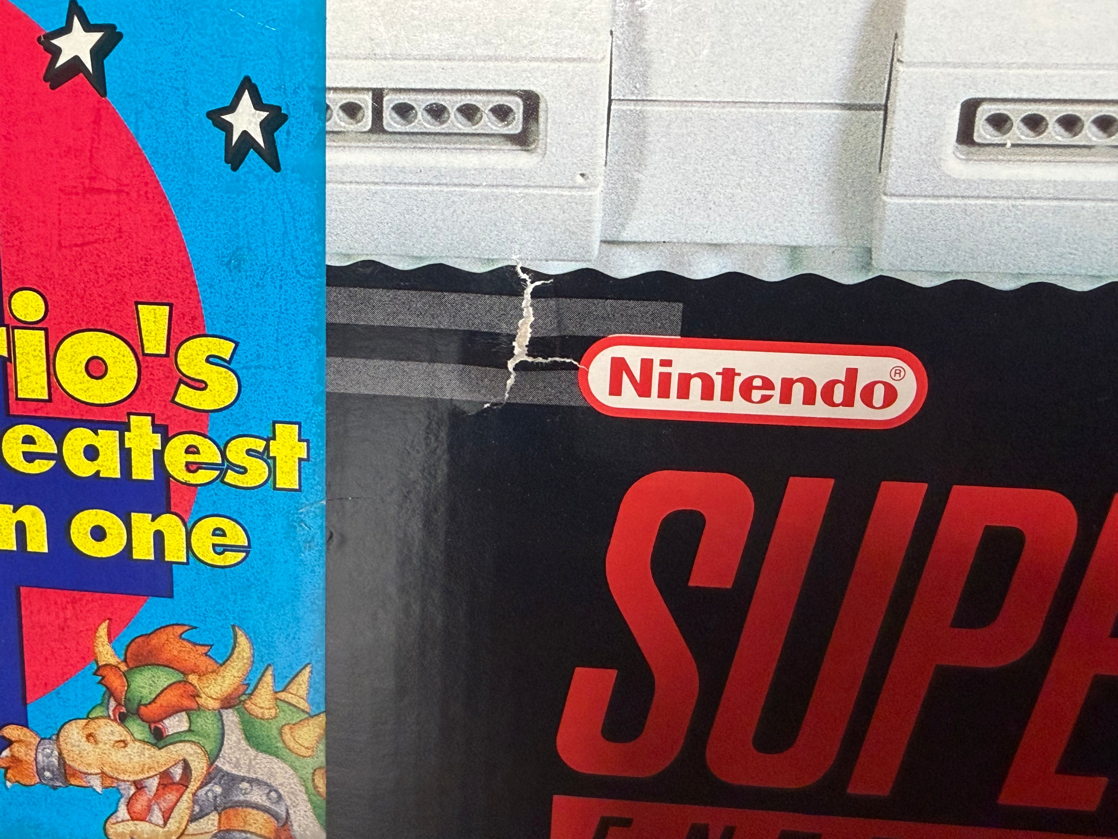 Super Nintendo SNES Super Set CIB with Super Mario World & All-Stars